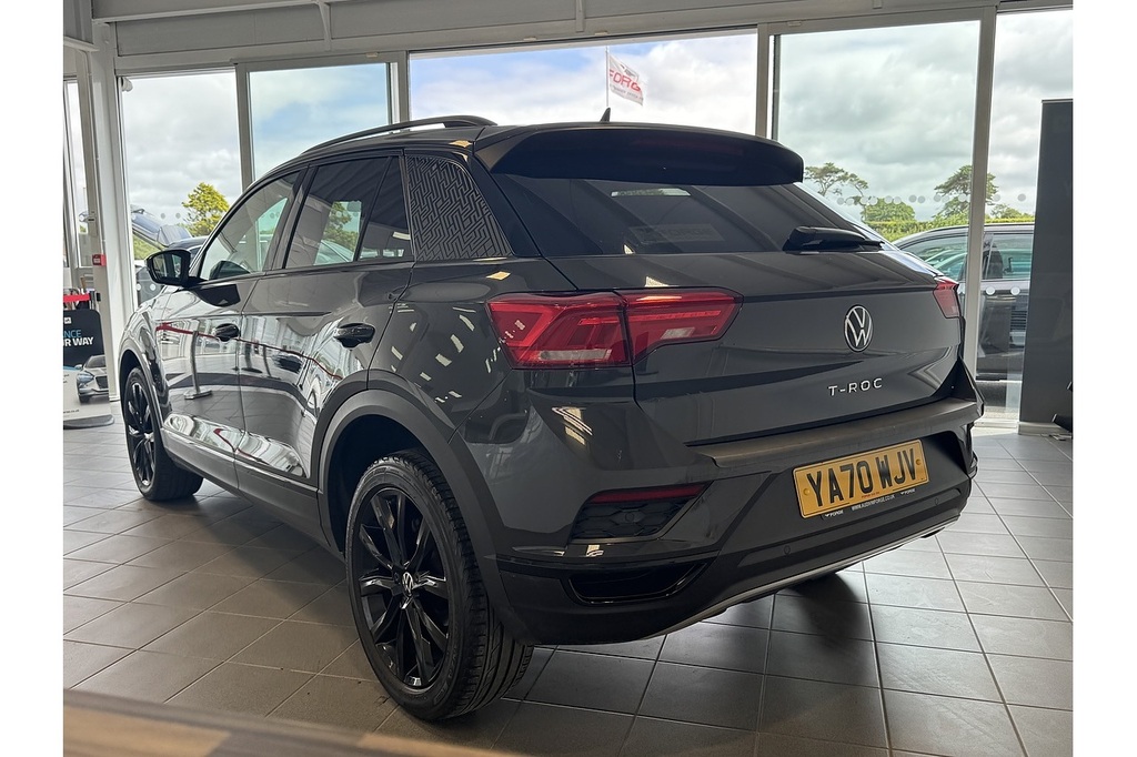 Volkswagen T-Roc 1.0 Tsi Black Edition 110 Ps U14278 YA70WJV Grey #6