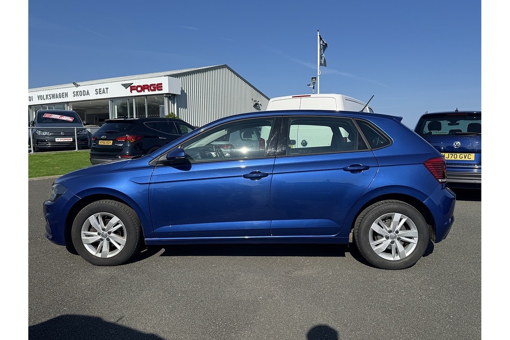 Volkswagen Polo 1.0 Tsi Gpf Se 95 Ps U14349 Ulez KW19SHK Blue #5
