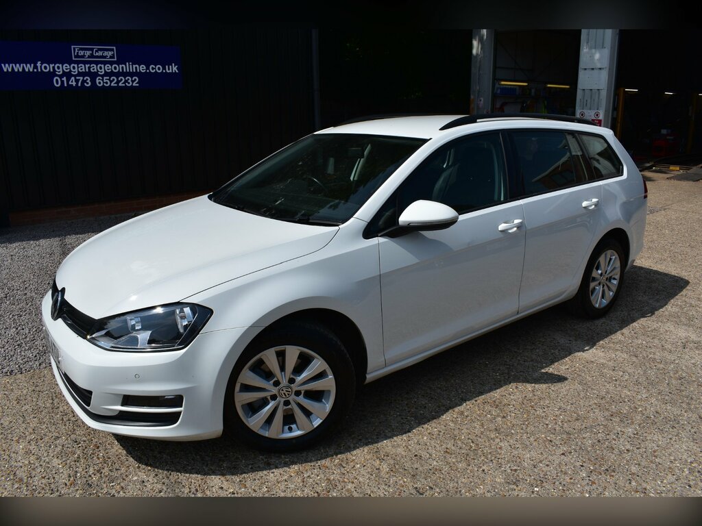 Volkswagen Golf 1.6 Tdi Bluemotion Tech Se Estate Manua VK15ATU White #5