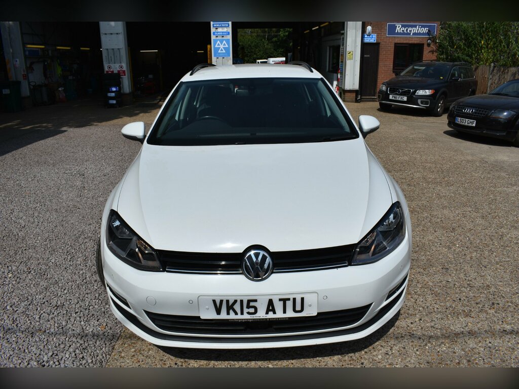 Volkswagen Golf 1.6 Tdi Bluemotion Tech Se Estate Manua VK15ATU White #4