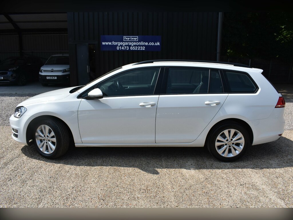 Volkswagen Golf 1.6 Tdi Bluemotion Tech Se Estate Manua VK15ATU White #6