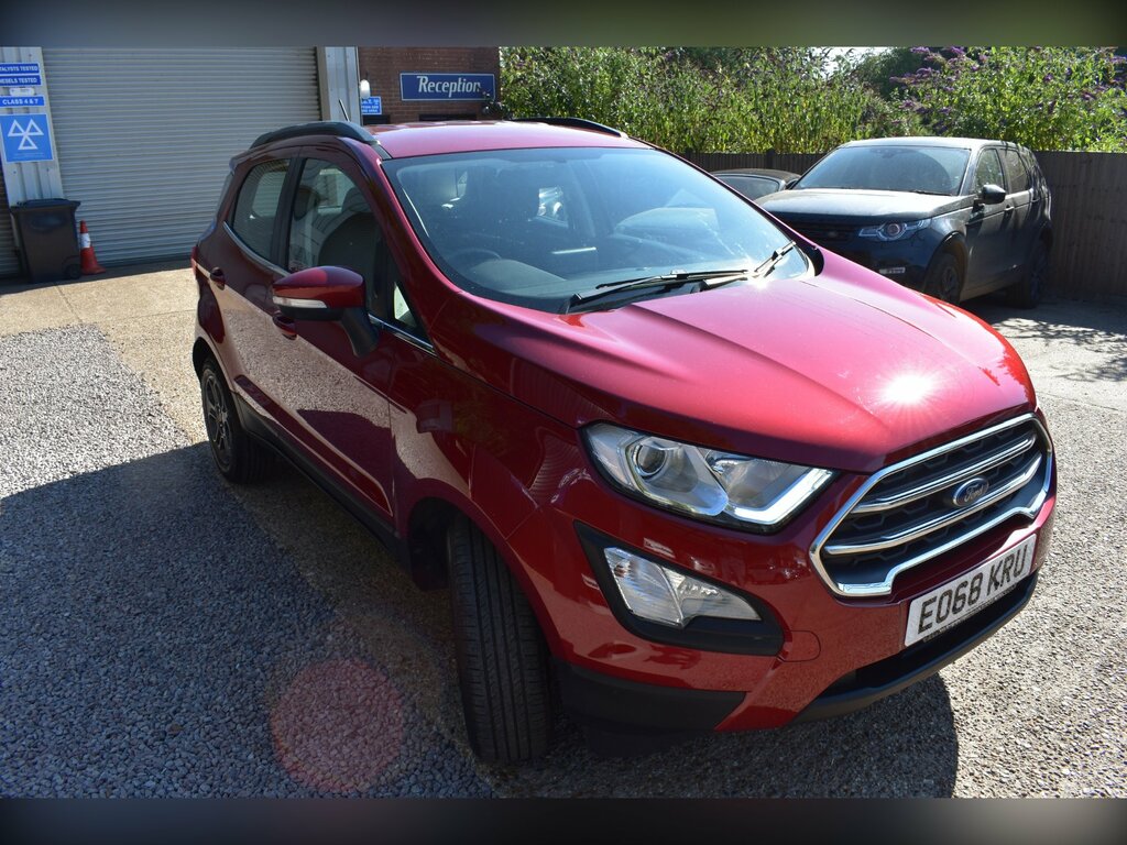 Ford Ecosport 1.0T Ecoboost Zetec Suv Euro 6 EO68KRU Red #3