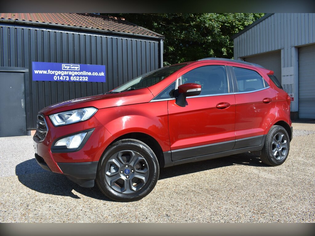 Ford Ecosport 1.0T Ecoboost Zetec Suv Euro 6 Red