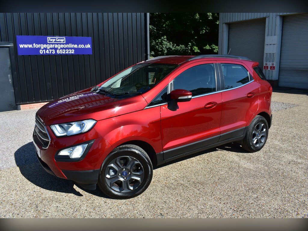 Ford Ecosport 1.0T Ecoboost Zetec Suv Euro 6 EO68KRU Red #5