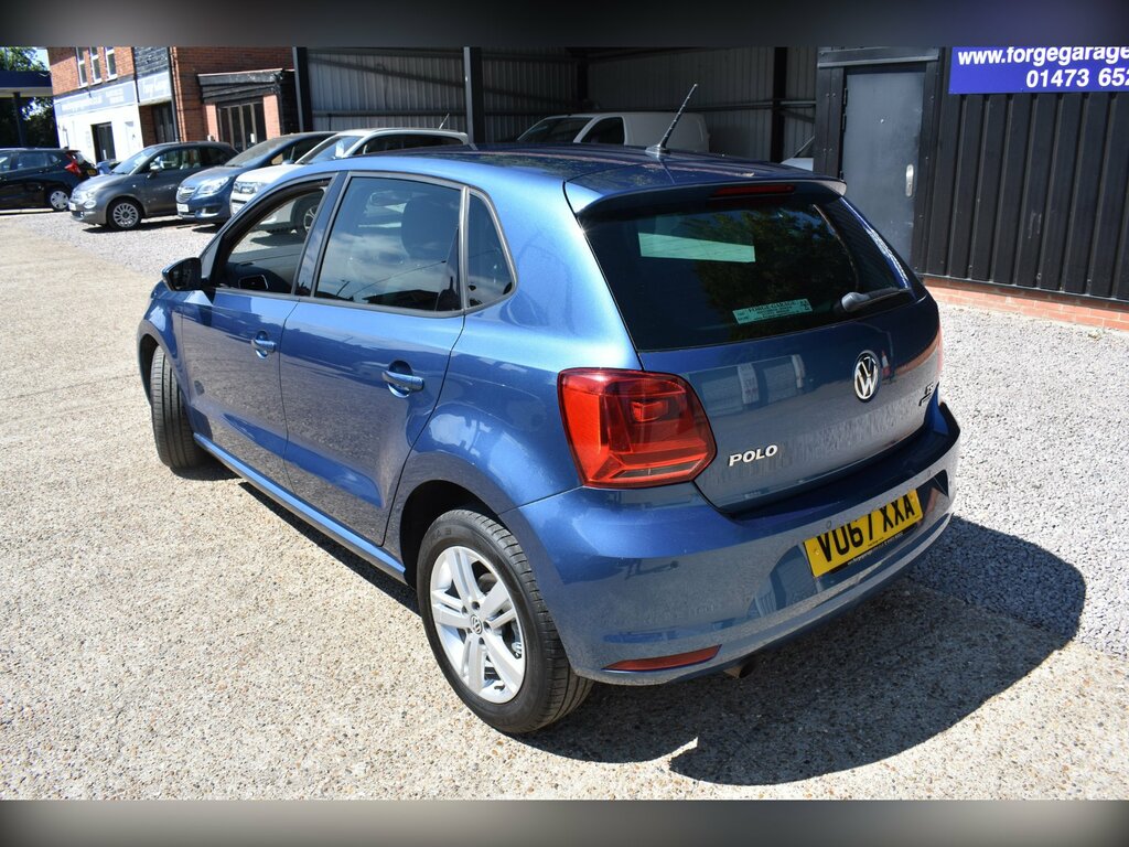 Volkswagen Polo 1.2 Tsi Match Edition Hatchback Blue #6