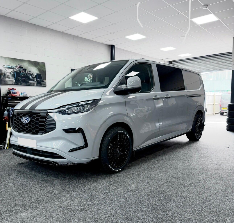 Ford Transit Custom 2.0 320 Ecoblue Limited Crew Van L2 H1 Euro 6 WV75RZN Grey #5