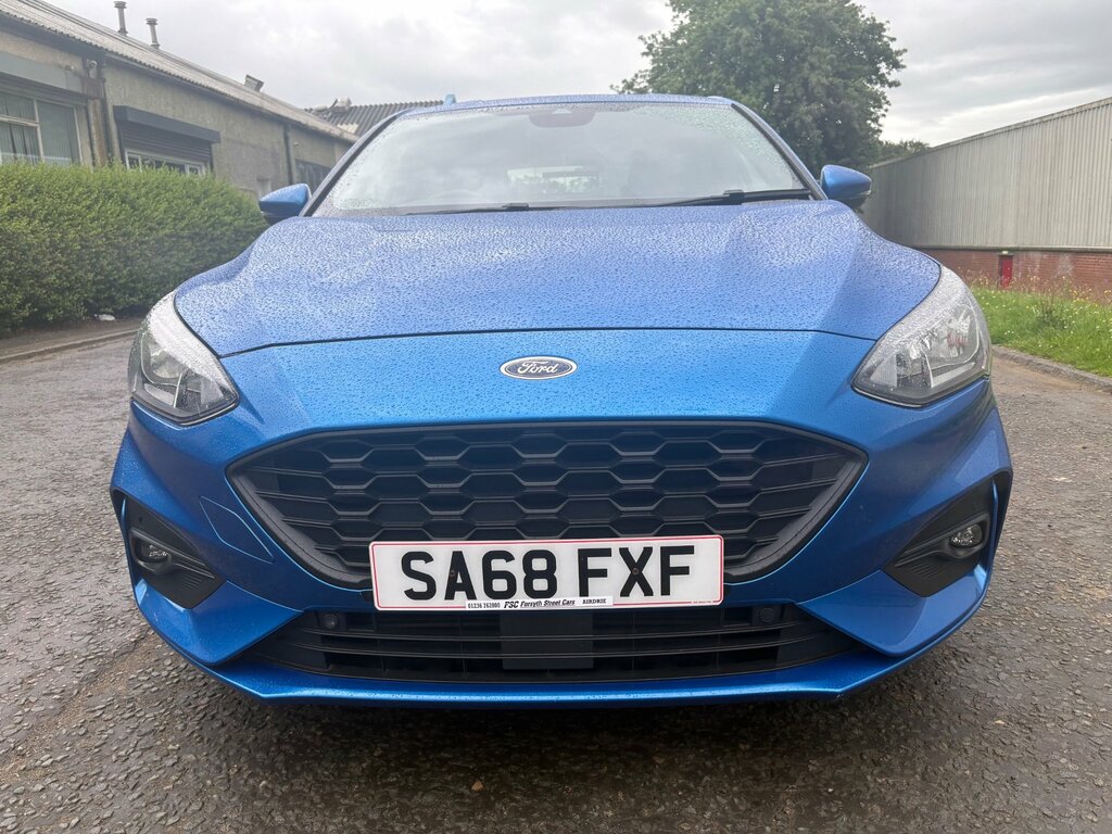 Ford Focus 1.0T Ecoboost St-line Hatchback SA68FXF Blue #2