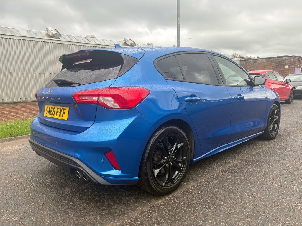 Ford Focus 1.0T Ecoboost St-line Hatchback SA68FXF Blue #3