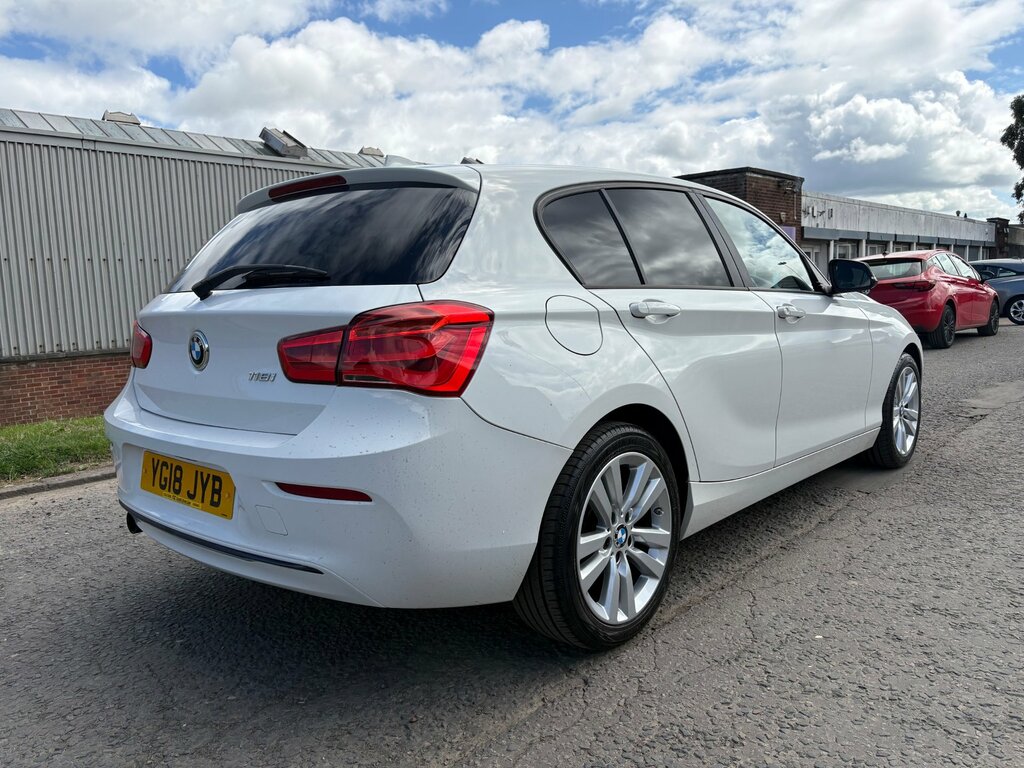 BMW 1 Series 1.5 118I Sport Hatchback Euro 6 YG18JYB White #3
