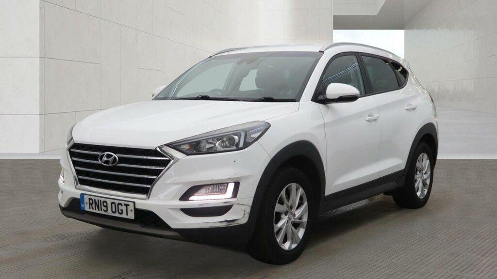 Hyundai Tucson 1.6 T-gdi Se Nav Euro 6 Ss White #2