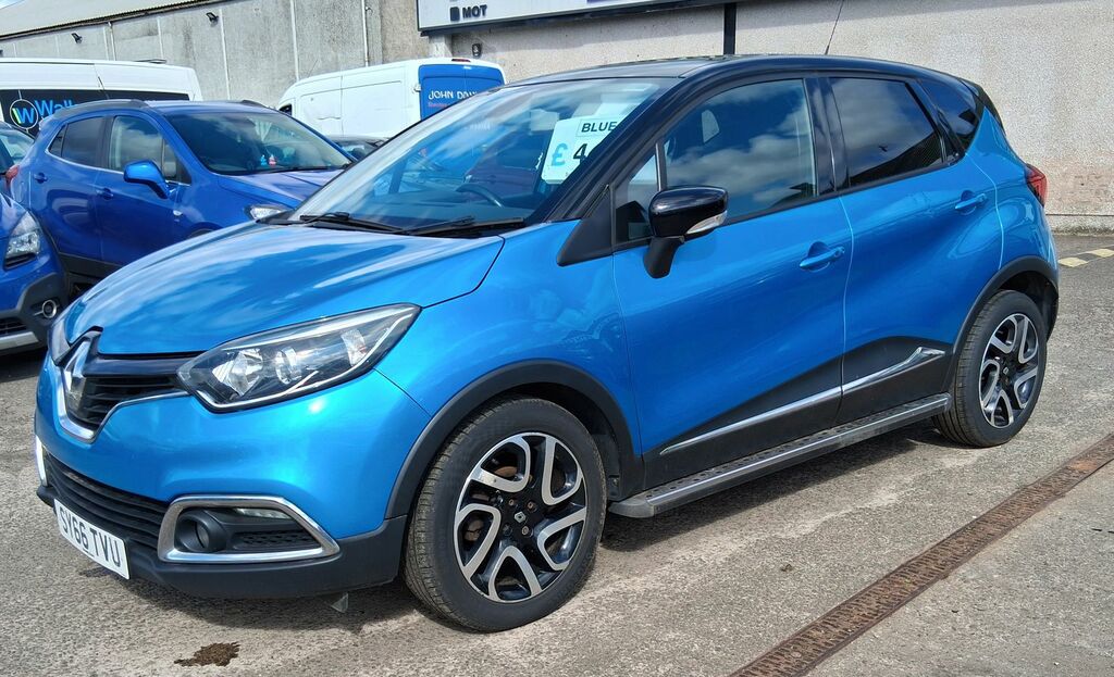 Renault Captur 0.9 Tce Energy Dynamique S Nav Suv Manu SY66TVU Blue #3