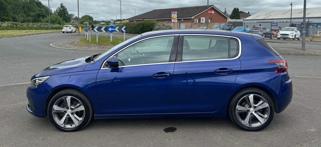 Peugeot 308 1.2 Puretech Allure Hatchback Eu KS67ODX Blue #3