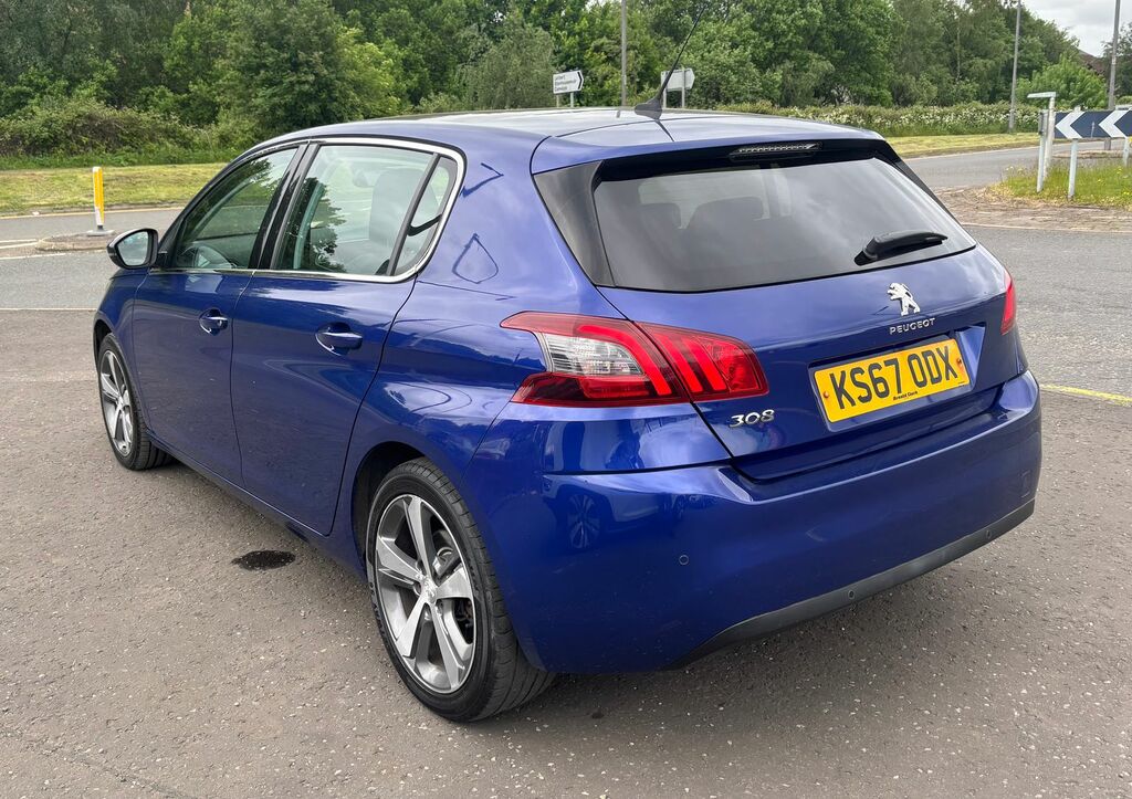 Peugeot 308 1.2 Puretech Allure Hatchback Eu KS67ODX Blue #4
