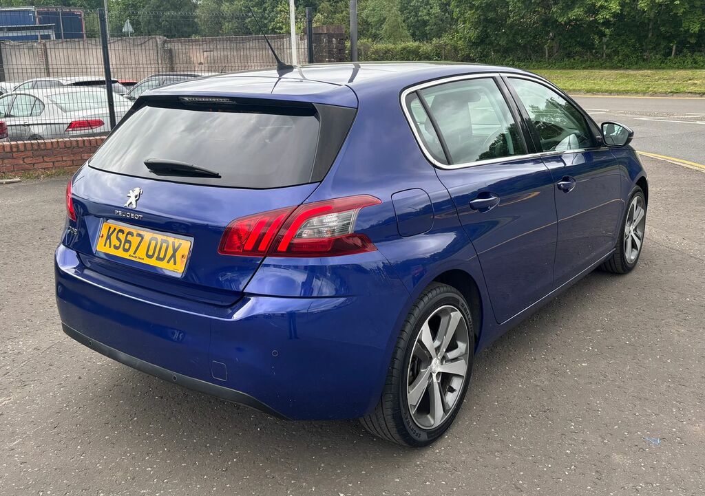 Peugeot 308 1.2 Puretech Allure Hatchback Eu KS67ODX Blue #5