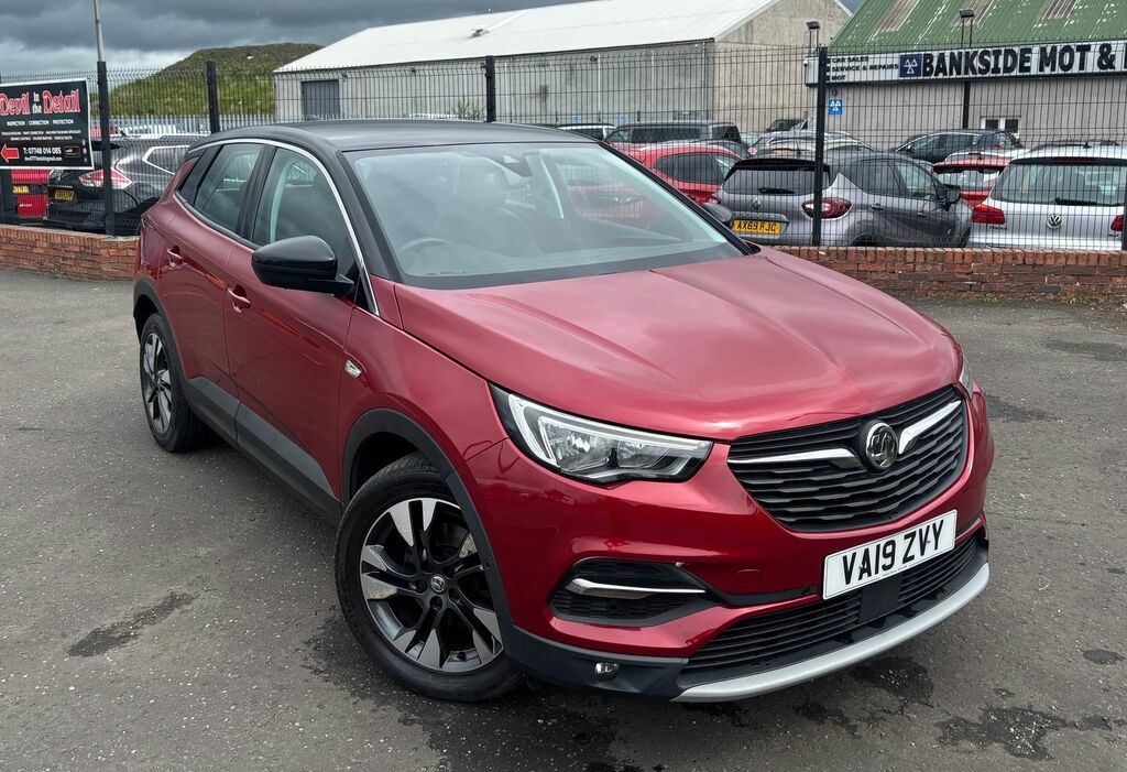 Vauxhall Grandland X 1.2 Turbo Gpf Sport Nav Suv Euro VA19ZVY Red