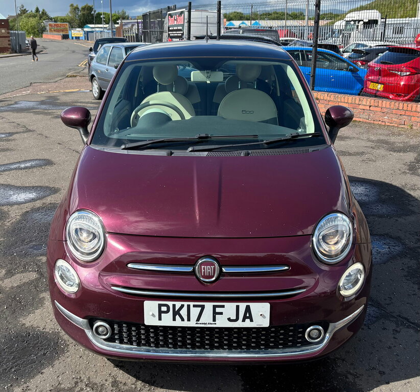 Fiat 500 1.2 Lounge Hatchback Euro 6 Ss PK17FJA Red #4