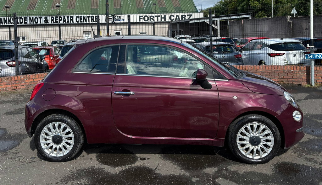 Fiat 500 1.2 Lounge Hatchback Euro 6 Ss PK17FJA Red #5