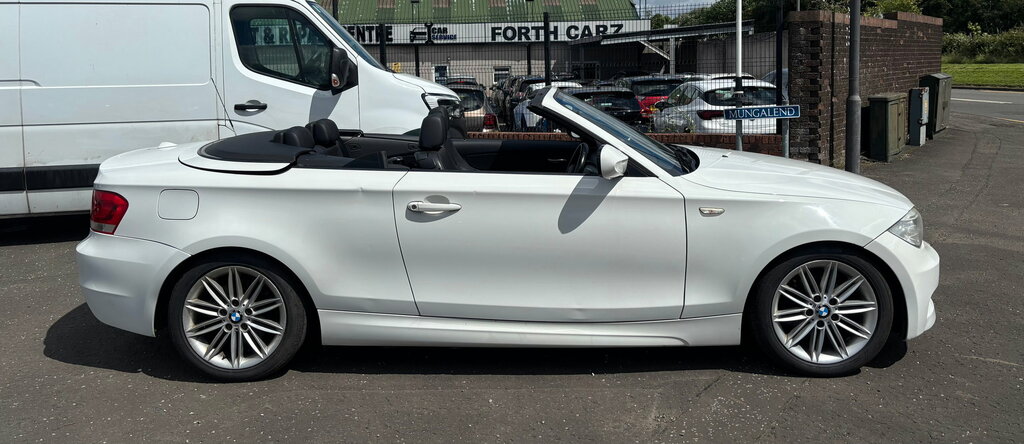 BMW 1 Series 2.0 118D M Sport Convertible Euro White #3