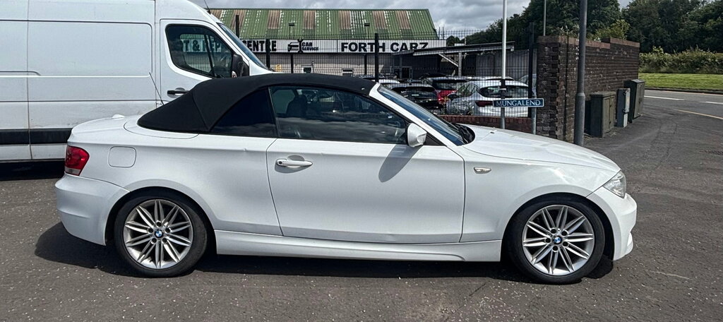 BMW 1 Series 2.0 118D M Sport Convertible Euro White #4