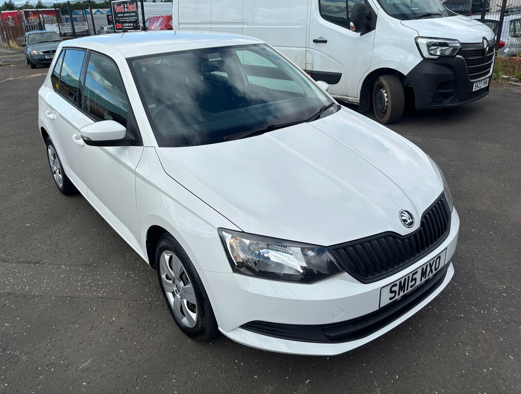 Skoda Fabia 1.0 S Hatchback Euro 6 Ss 60 White #6