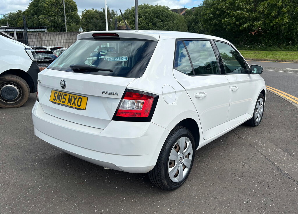 Skoda Fabia 1.0 S Hatchback Euro 6 Ss 60 White #4
