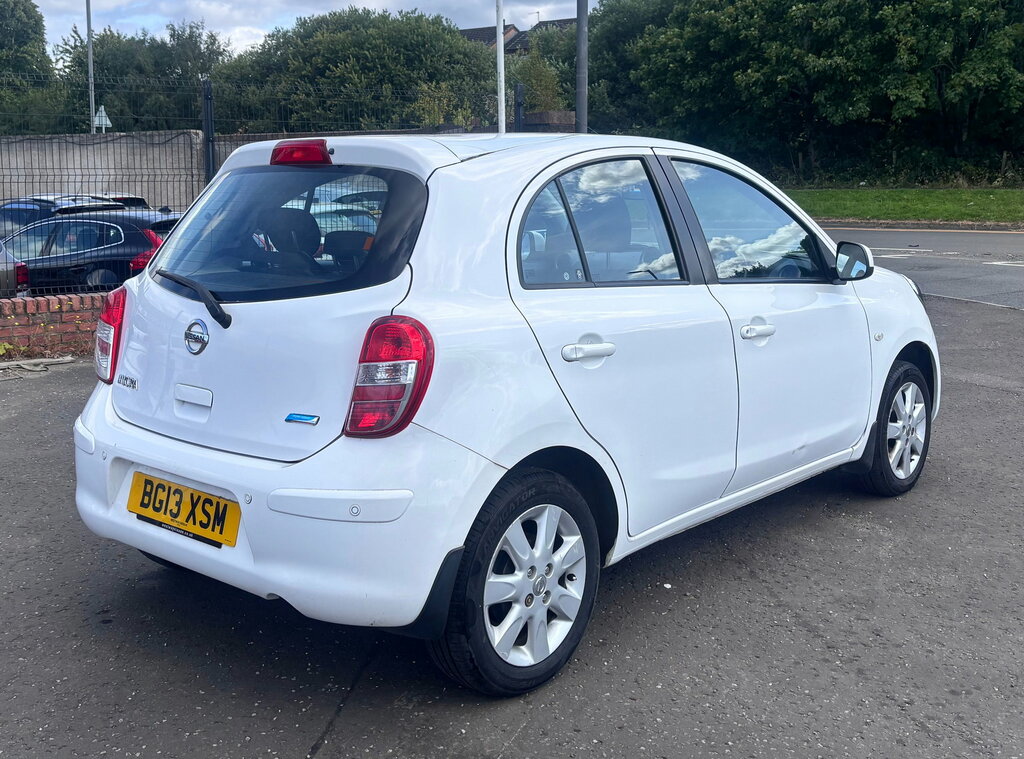 Nissan Micra 1.2 12V Acenta Hatchback Cvt Euro 5 80 White #6