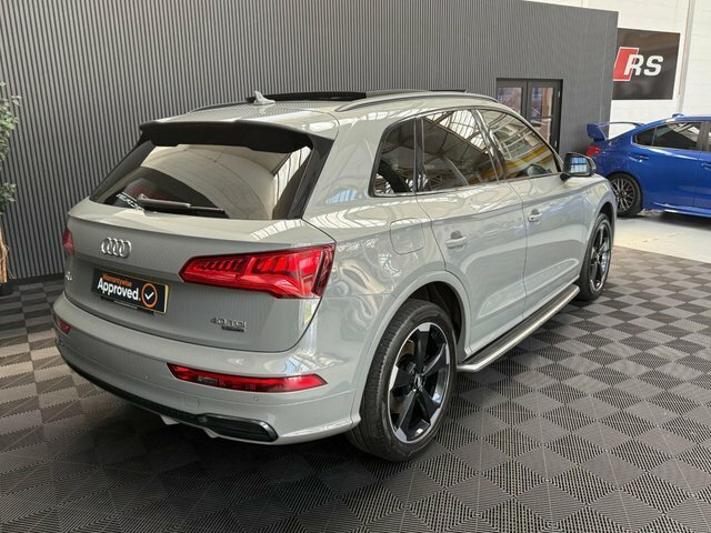 Audi Q5 2019 2.0 Tdi 40 Black Edition Suv S Tro H411RAN Black #6