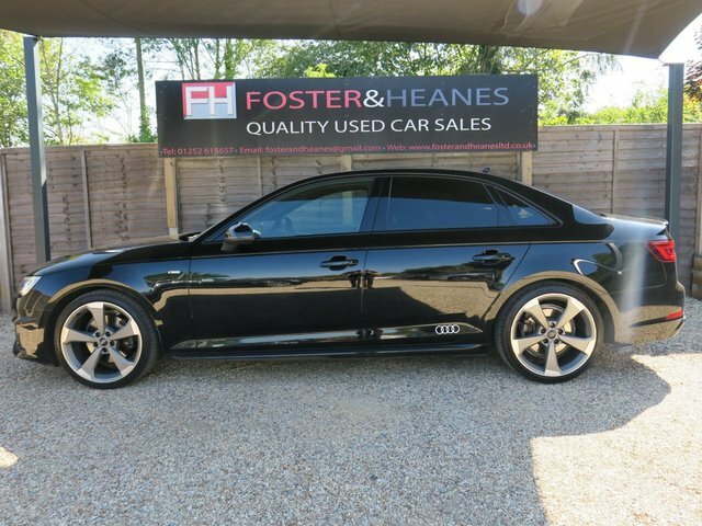 Audi A4 2.0 Tfsi 35 Black Edition Saloon S Tron Black #6