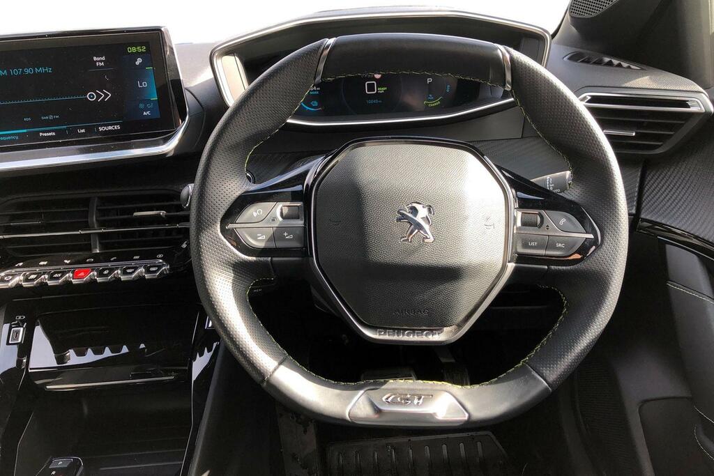 Peugeot e-208 100Kw Gt 50Kwh White #5