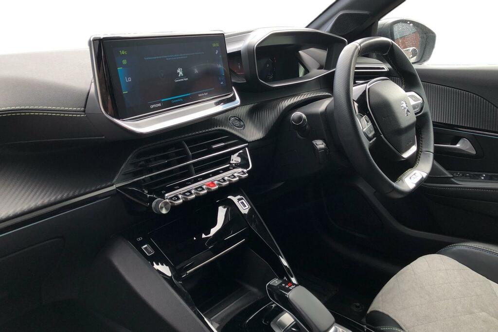 Peugeot e-208 100Kw Gt 50Kwh White #4