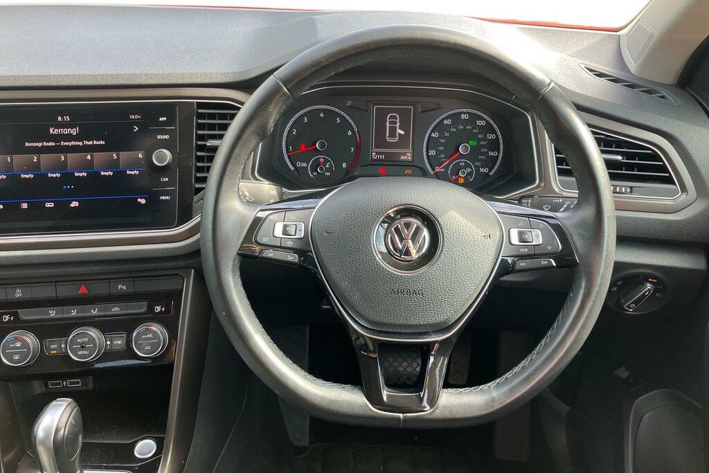 Volkswagen T-Roc 1.5 Tsi Evo Design Dsg SW68DJO Red #5