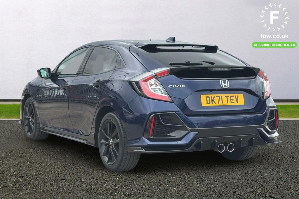 Honda Civic 1.5 Vtec Turbo Sport Cvt Blue #2