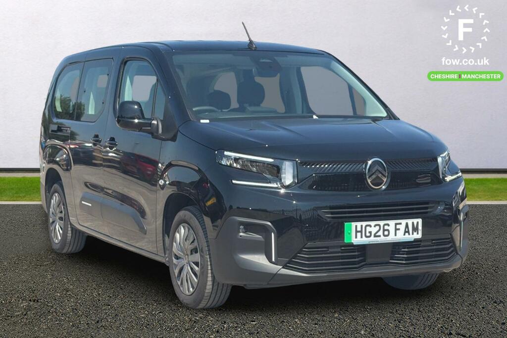 Citroen e-Berlingo 100Kw Plus XL 52Kwh 7 Seat Black