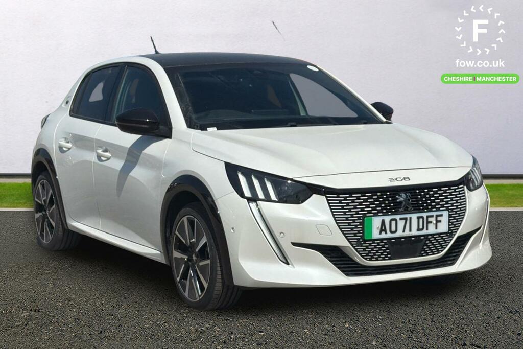 Peugeot e-208 100Kw Gt Premium 50Kwh White