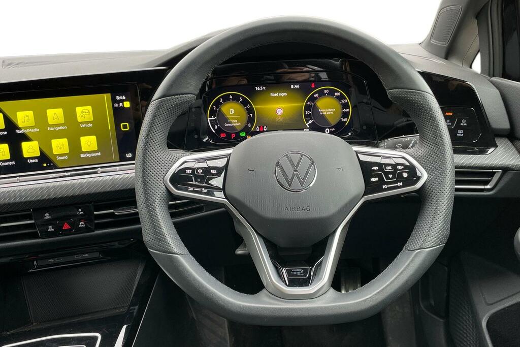 Volkswagen Golf 1.5 Etsi 150 R-line Dsg AJ23LMM Black #5