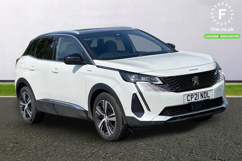 Peugeot 3008 1.6 Hybrid 225 Gt Premium E-eat8 CP21NDL White
