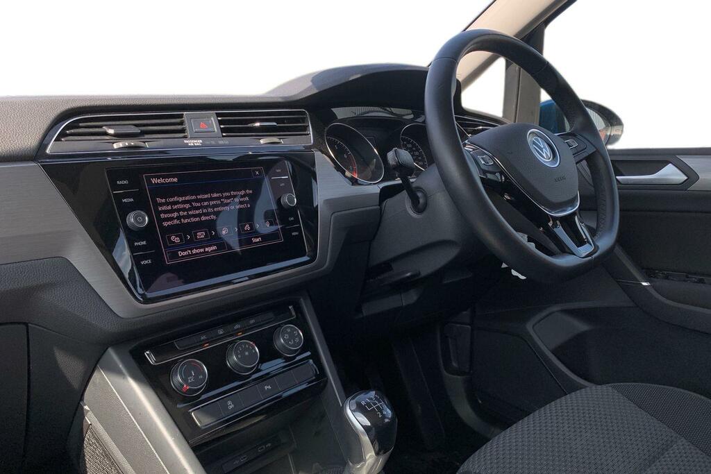 Volkswagen Touran 1.5 Tsi Evo Se Family GV21LPX Blue #4