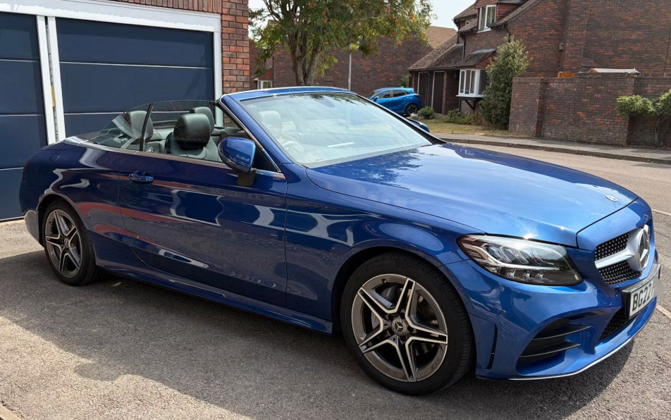 Mercedes-Benz C Class C200 Amg Line Edition 9G-tronic Blue