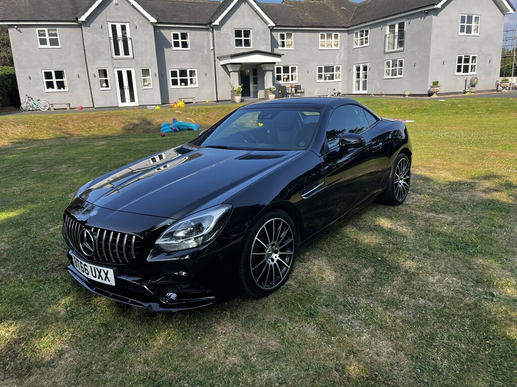 Mercedes-Benz SLC Convertible 2.1 Slc250d Amg Line,airscarf Heated S Black #4
