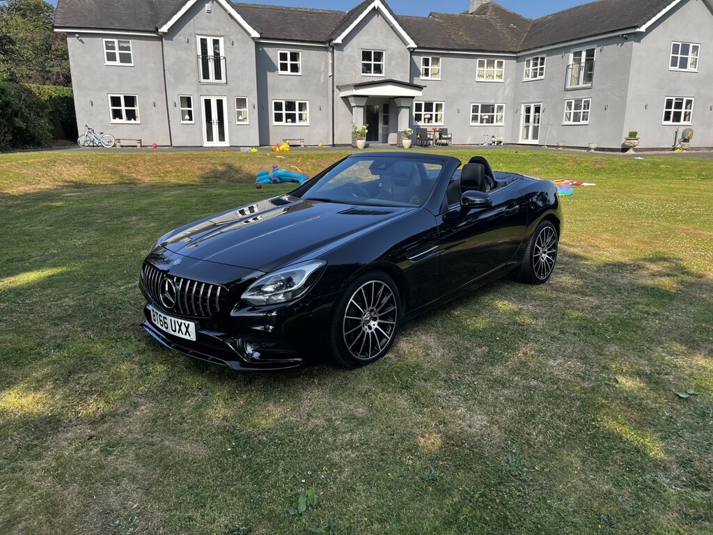 Mercedes-Benz SLC Convertible 2.1 Slc250d Amg Line,airscarf Heated S Black #3