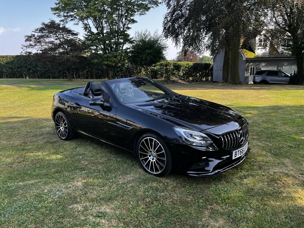 Mercedes-Benz SLC Convertible 2.1 Slc250d Amg Line,airscarf Heated S Black