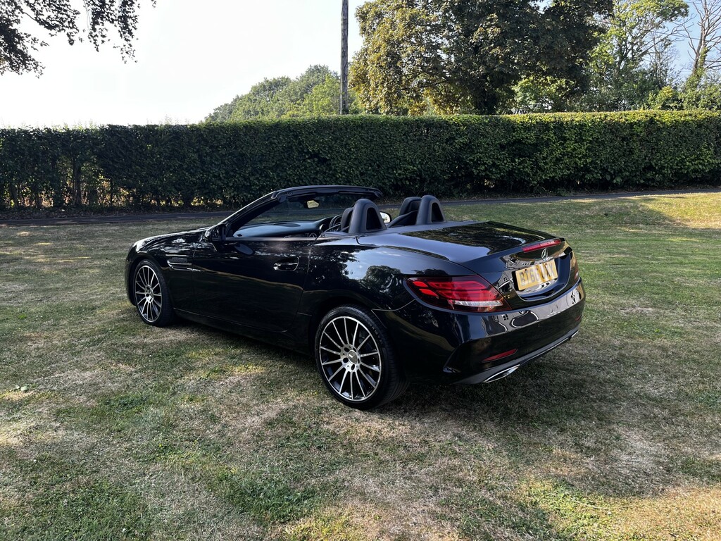 Mercedes-Benz SLC Convertible 2.1 Slc250d Amg Line,airscarf Heated S Black #5
