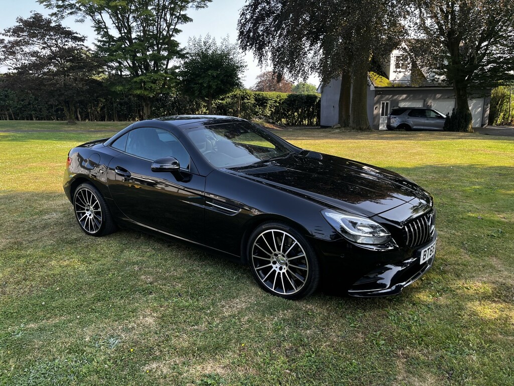 Mercedes-Benz SLC Convertible 2.1 Slc250d Amg Line,airscarf Heated S Black #2