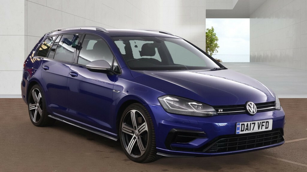 Volkswagen Golf 2.0 Tsi Bluemotion Tech R Estate 310Bhp 4X4,fsh Blue
