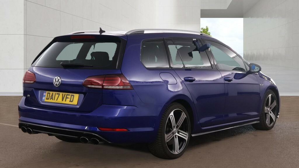 Volkswagen Golf Estate 2.0 Tsi Bluemotion Tech R Estate 310Bhp 4X4 DA17VFD Blue #4