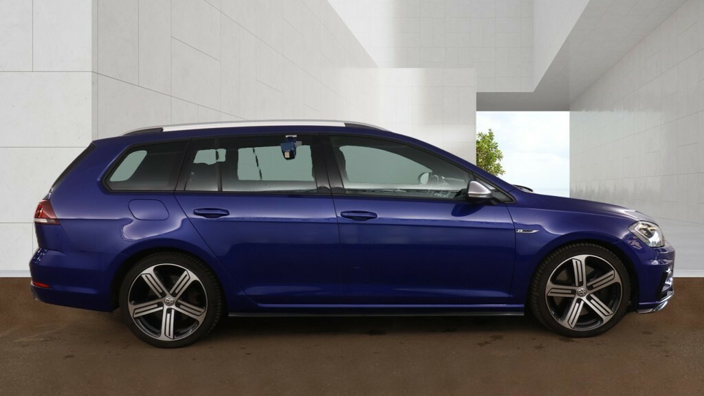 Volkswagen Golf Estate 2.0 Tsi Bluemotion Tech R Estate 310Bhp 4X4 DA17VFD Blue #6