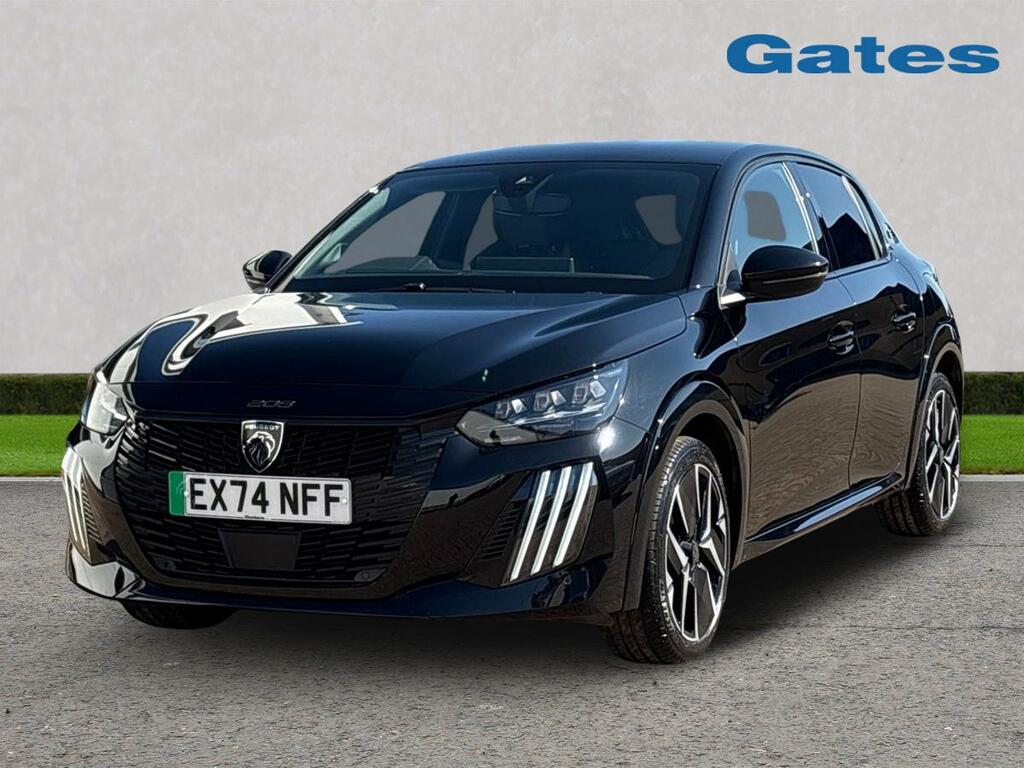 Peugeot e-208 Peugeot 208 Gt 100Kw 50Kwh EX74NFF Black #3