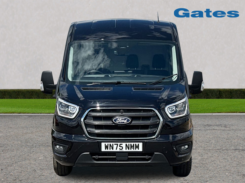 Ford Transit Custom Transit 350 L2 H2 2.0 Tdci Limited 130Ps Fwd Aut WN75NMM Black #2
