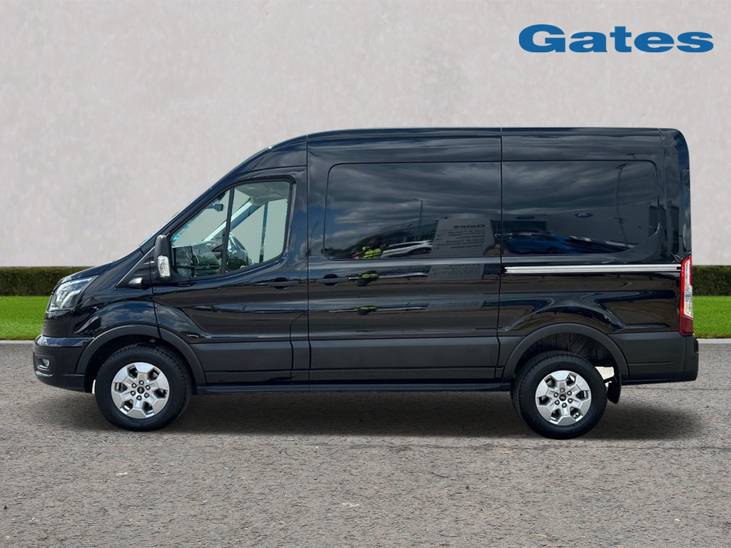 Ford Transit Custom Transit 350 L2 H2 2.0 Tdci Limited 130Ps Fwd Aut WN75NMM Black #4