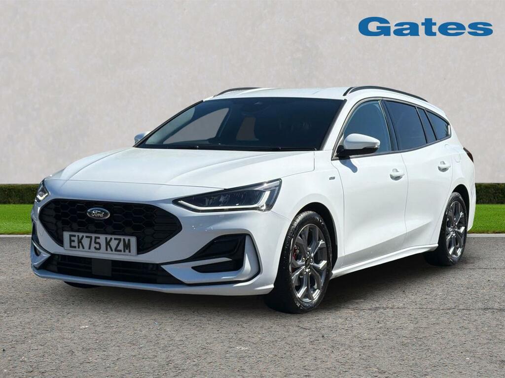 Ford Focus Focus Estate St-line 1.0 Mhev 155Ps EK75KZM White #3